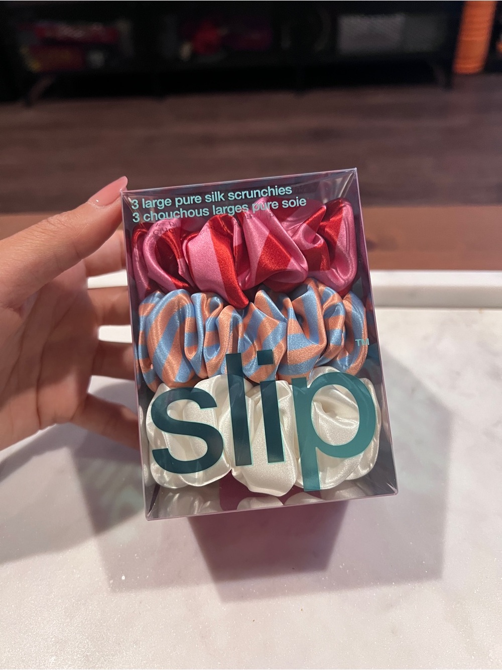 Slip silk scrunchies (set of 3)- Midsummer